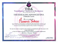 Certyfikat ThetaHealing Advanced DNA
